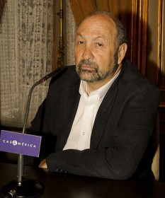 Javier Vásconez, en Casa de América, Madrid.